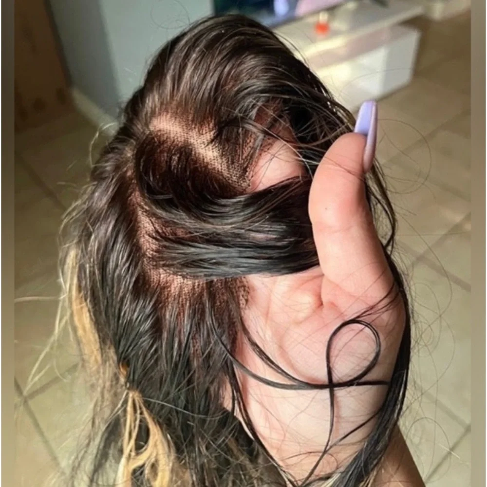 Bundle π Special Pricing π ombrΓ© lace front wig also pink lacing frontal <3 <3 - Picture 9 of 10